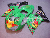 Kawasaki NINJA ZX6R 2005-2006 Injection ABS Fairing - Red Bull - Green - MFS5710